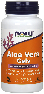 Taken internally Aloe Vera softgels serve as an effective, gentle digestive aid that helps soothe the stomach. Aloe Vera supports healing throughout the body..